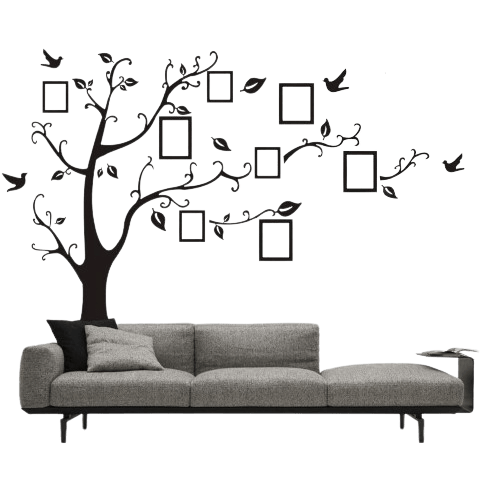 Dubkart Wall stickers Family Tree Frame Photo Wall Sticker Home Decor