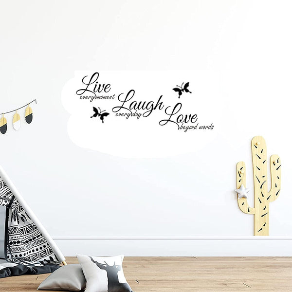 Dubkart Wall stickers Live Laugh Love Wall Sticker Home Decor