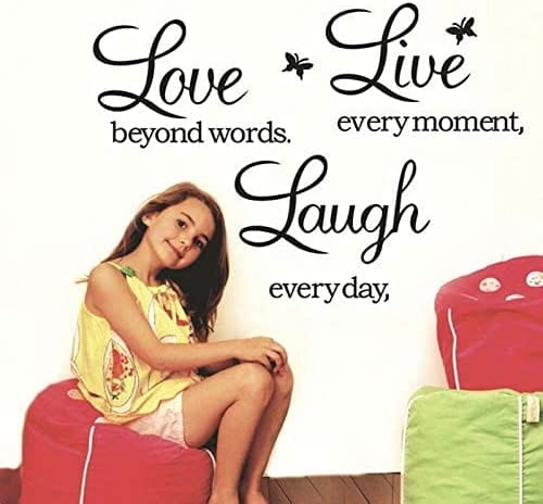 Dubkart Wall stickers Live Laugh Love Wall Sticker Home Decor