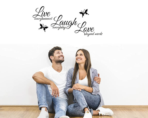 Dubkart Wall stickers Live Laugh Love Wall Sticker Home Decor