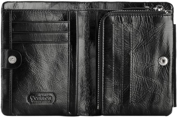 Dubkart Wallets Men's Genuine Leather Bifold Trifold Money Card Holder Wallet