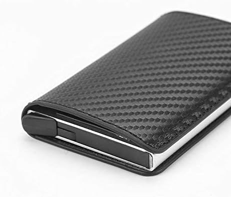 Dubkart Wallets RFID Blocking Slim Credit Card Holder Wallet (Black)