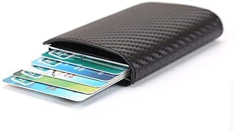 Dubkart Wallets RFID Blocking Slim Credit Card Holder Wallet (Black)