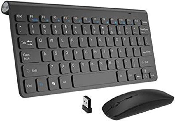 Dubkart Wireless Keyboard And Mouse Set 2.4Ghz (Black)